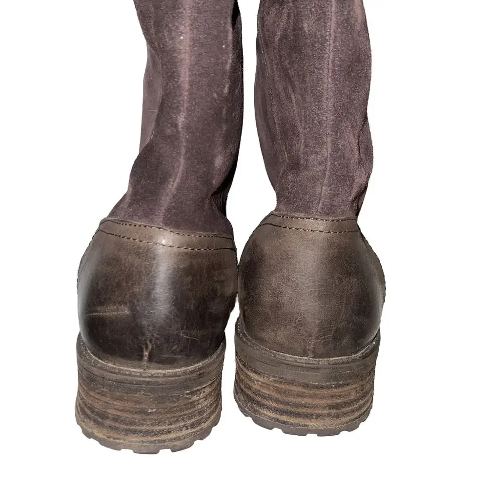 UGG Australia BRUCKNER Stout WATER RESISTANT Slouch Boots Brown 1017487 Women 6